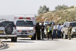 استشهاد فلسطيني بعد محاولته دهس عدد من الجنود