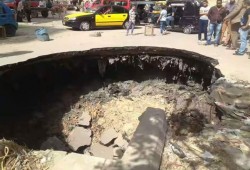 هبوط أرضى يتسبب فى تصدع 4 عقارات يقطنها 11 أسرة بالاسكندرية