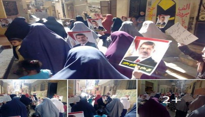 الجيزة‬  بهتافات " القصاص.. القصاص" مطالبات بمحاكمة داخلية ‫‏الإنقلاب العسكرى‬