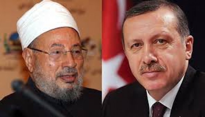 رسالة تضامن وتأييد من "القرضاوي" إلى "أردوغان"