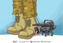 كاريكاتير: إعلام الانقلاب..!