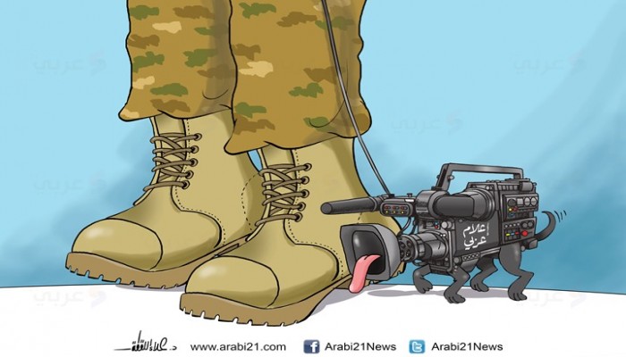 كاريكاتير: إعلام الانقلاب..!