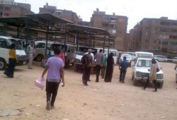 اضراب سائقي بلبيس عقب زيارة زعيم عصابة الانقلاب