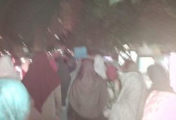 مسيرة ليلية لحركة بنات الثورة بلاحضر بالإسكندرية