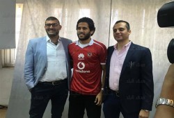 الأهلي يقدم "مروان محسن" لوسائل الإعلام