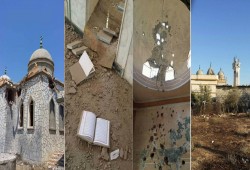 جيش السيسي يدمر مسجدا في قصفه على سيناء