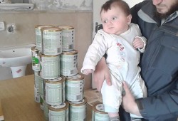 حليب الأطفال يوشك على النفاد بحلب
