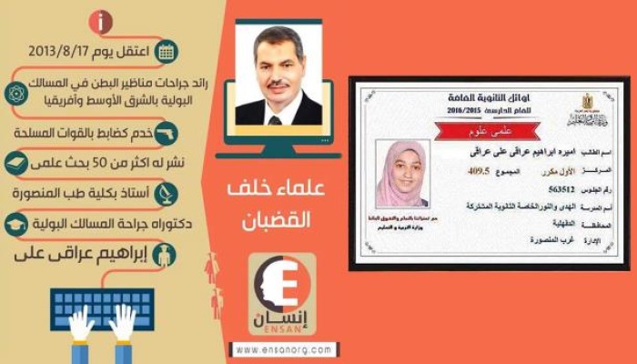 وزير تعليم الانقلاب يرفض تهنئة نجلة العالم "إبراهيم العراقي"