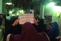 ثوار شبرا الخيمة يواصلون نضالهم الثوري ضد العسكر