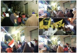 رغم القمع الأمني مسيرة ليلية مناهضة للانقلاب لثوار الفيوم