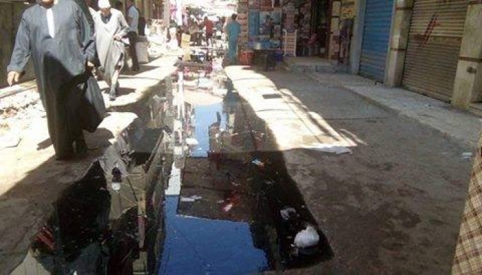 كفر الدوار تغرق في الصرف الصحي.. ومحليات الانقلاب تتجاهل