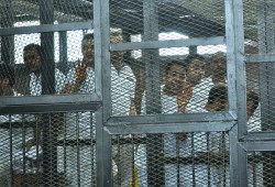 قضاء الانقلاب يحيل أوراق 13 معتقلا للمفتي في هزلية "كرداسة"