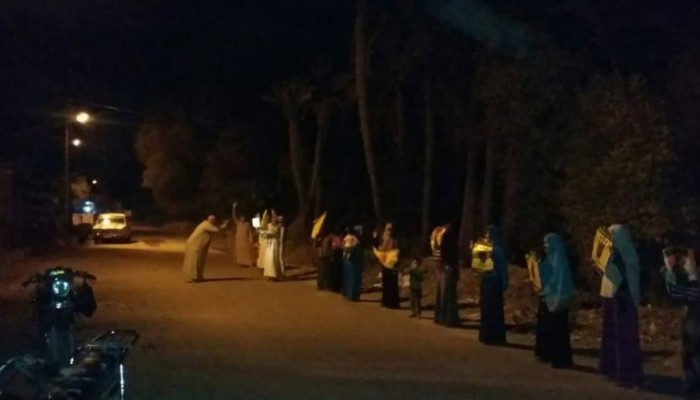 وقفة ليلية لثوار ببا ضد حكم العسكر