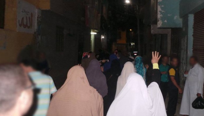 مسيرة ليلية لثوار الخانكة تنديدا بالانقلاب العسكري