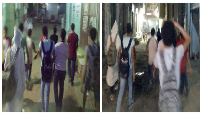 مسيرة لشباب شبرا الخيمة مناهضة لحكم العسكر