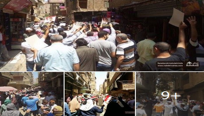 ثوار الهرم يحتشدون ضد الانقلاب