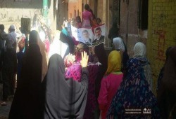 "حكم العسكر خرب البيت" كان هذا شعار مسيرة لأهالى ناهيا‬