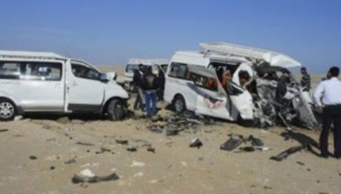 مصرع سائق وإصابة 7 أشخاص فى حادثى تصادم بالبحيرة