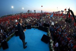 انتهاء تجمع "الديمقراطية والشهداء" بإعلان أردوغان الأربعاء اختتام المظاهرات