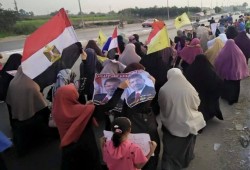 مسيرة لثوار الزقازيق على طريق منيا القمح