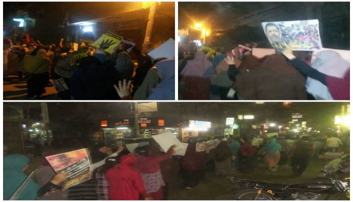 ثوار أبو حماد بالشرقية يواصلون حراكهم الثوري بمسيرة حاشدة