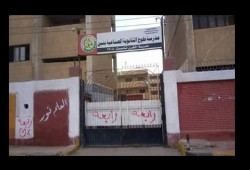 للمرة الثانية حملة جداريات بمركز طوخ تحت شعار رابعة لن تموت