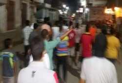 مظاهرة حاشدة لعفاريت وفراشات ضد الانقلاب بحوش عيسي بالبحيرة
