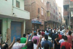 مسيرة حاشدة بشارع فيصل بالجيزة فى ذكرى مجزرة رابعة