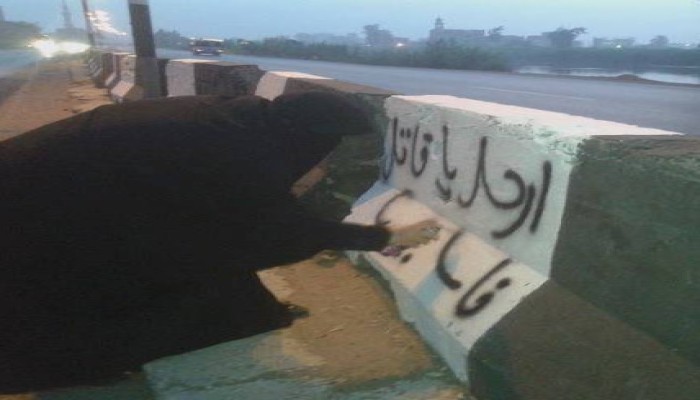 حملة جداريات لحرائر ‫‏أجا‬ بـ ‫‏الدقهلية‬ فى ذكري مجزرة رابعة