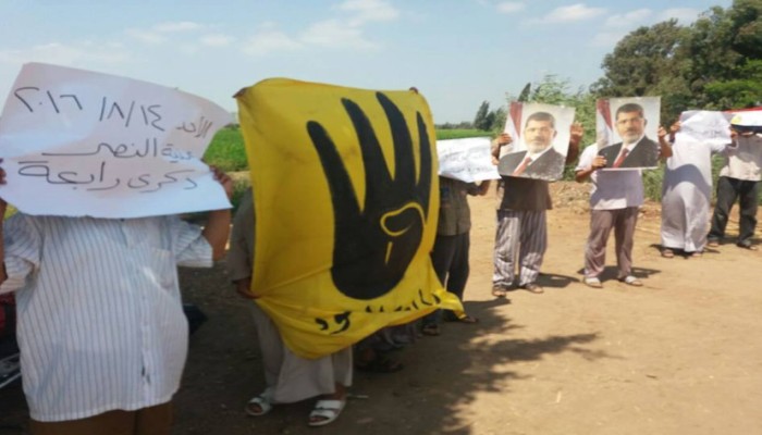 أهالي الدقهلية‬ يواصلون تطاهراتهم في أسبوع ‫"‏رابعة قصة وطن‬"