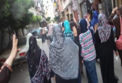 مسيرة بمنطقة ‫‏سيدى بشر‬ بمحافظة الإسكندرية ضد حكم العسكر