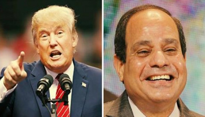 ترامب: السيسي حليفي المفضل