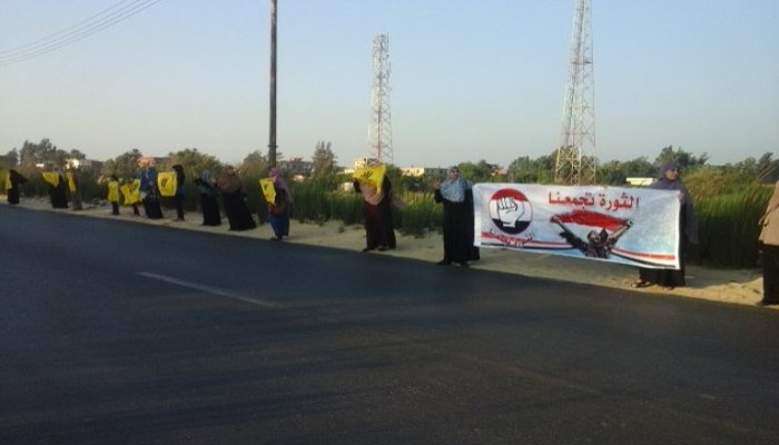 ثوار كوم حمادة يطالبون بوحدة الثوار تحت شعار "الثورة تجمعنا"