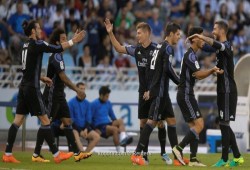 في غياب رونالدو .. ريال مدريد يفتتح الليجا بثلاثية في مرمى سوسيداد