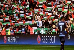 جماهير سيلتك ترد على عقوبة اليوفا بجمع 34 ألف لصالح فلسطين