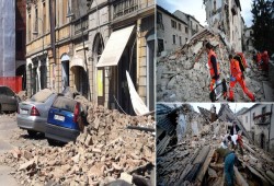 زلزال قوي يضرب إيطاليا وسقوط قتلى