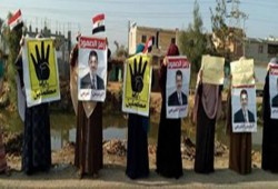 وقفة لحرائر دمياط فى ختام مظاهرات "ادعموا حق الغلابة"