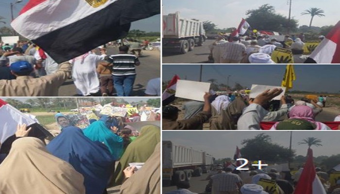 تظاهرةحاشدة بالحسينية صبيحة جمعة"قوم هات حقك"