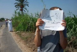 ثوار كفر الدوار يُحيون أسبوع "قوم هات حقك" بسلسلة بشرية