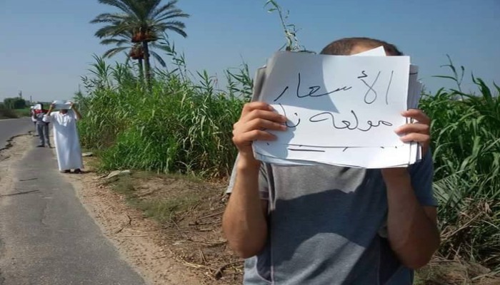 ثوار كفر الدوار يُحيون أسبوع "قوم هات حقك" بسلسلة بشرية