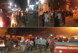 تواصل التظاهرات الليلية المنددة بغلاء الأسعار بأبو حماد بالشرقية