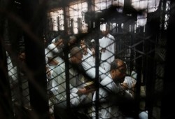 عسكرية أسيوط تقضي بالمؤبد على 97 معارض للانقلاب