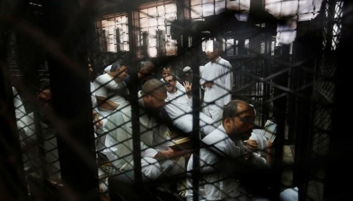 عسكرية أسيوط تقضي بالمؤبد على 97 معارض للانقلاب