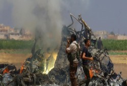 المعارضة السورية تعلن إسقاط مروحية روسية بحماة