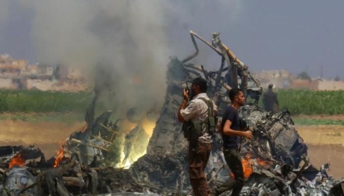 المعارضة السورية تعلن إسقاط مروحية روسية بحماة