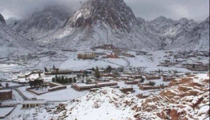 عاصفة ثلجية تضرب مصر الثلاثاء المقبل