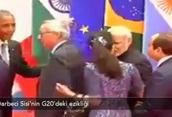 السيسي "يتذلل" لمصافحة أوباما في قمة العشرين