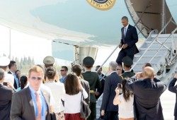 الصين تلوم أمريكا في مشاجرة أثناء استقبال أوباما بالمطار