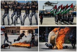 وزارة الداخلية بغزة تخرج "دورة ضباط"