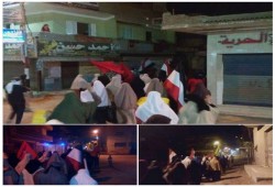 مسيرة ليلية تهتف "الشعب يريد إسقاط الإنقلاب"  لثوار ديرب نجم بالشرقية